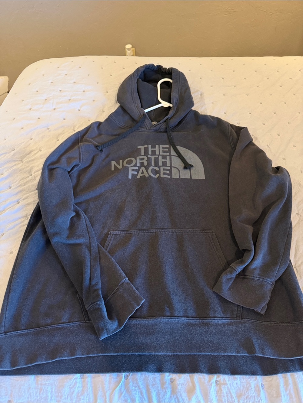The North Face Men's black Pullover Hoodie with Logo